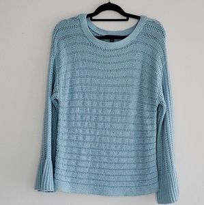 Ellen Tracy Blue Sweater A04
